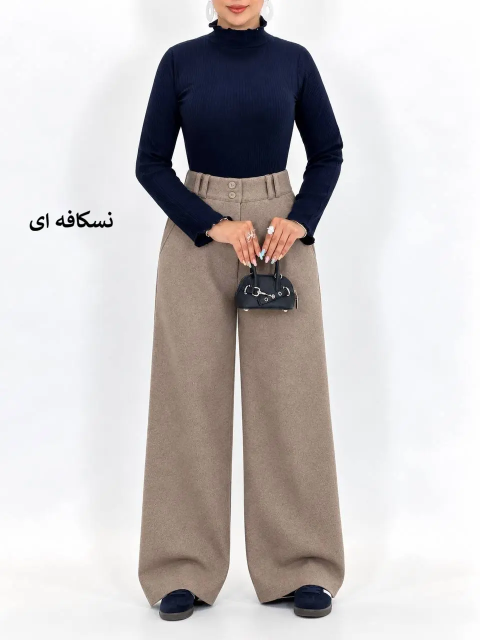 7510-شلوار بگ فوتر ترند